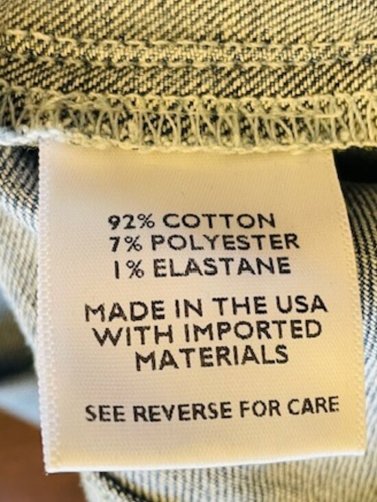 Ann Mashburn Wide Leg Jeans Coco Column Patch Pocket Stretch Denim 25 - Picture 10 of 11